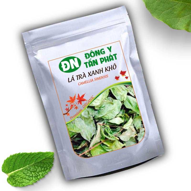 Lá trà xanh khô-Đông Y Tấn Phát