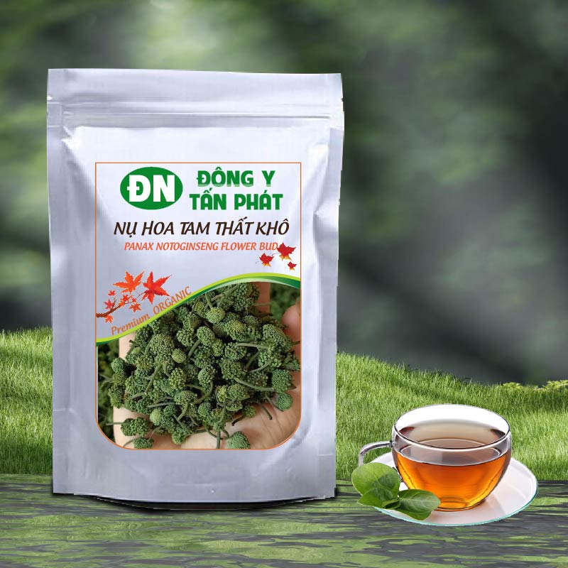 nụ hoa tam thất khô tại Ninh Bình-Đông Y Tấn Phát