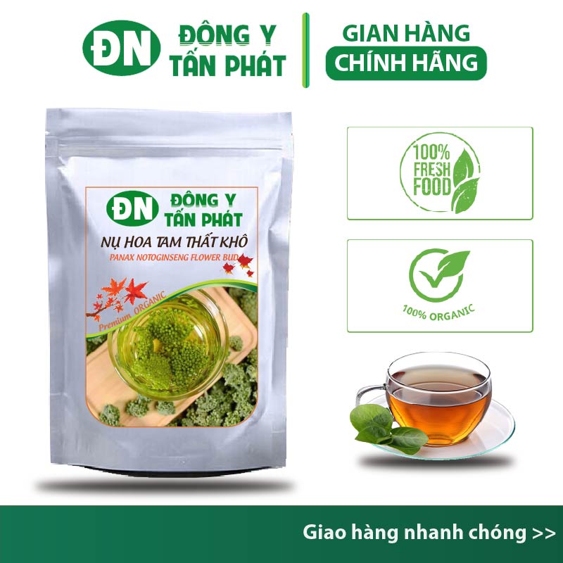 Nụ hoa tam thất khô nguyên chất