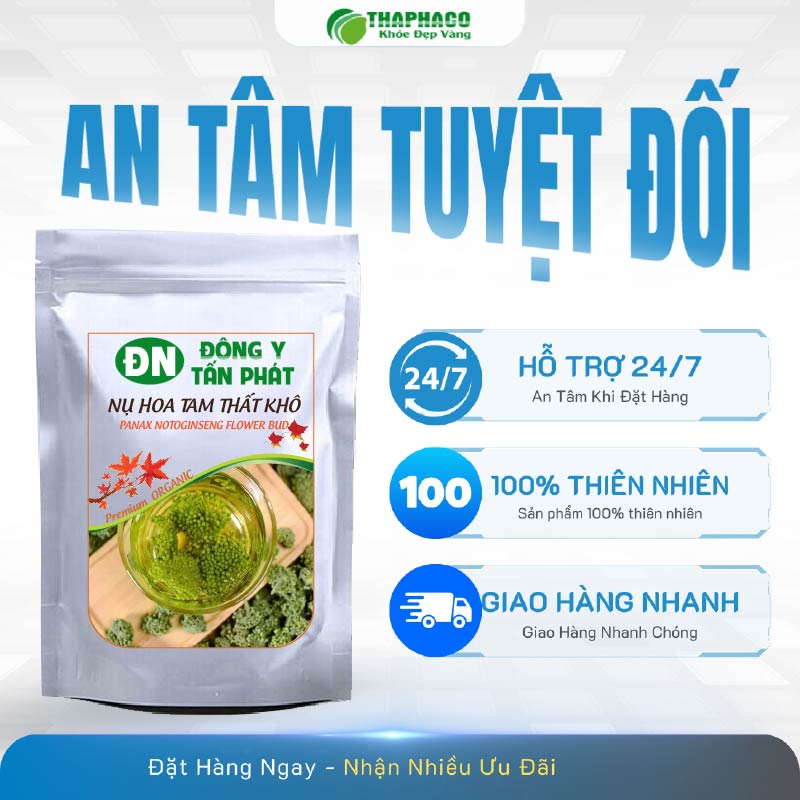 Nụ Hoa Tam Thất Khô Tại Đồng Nai