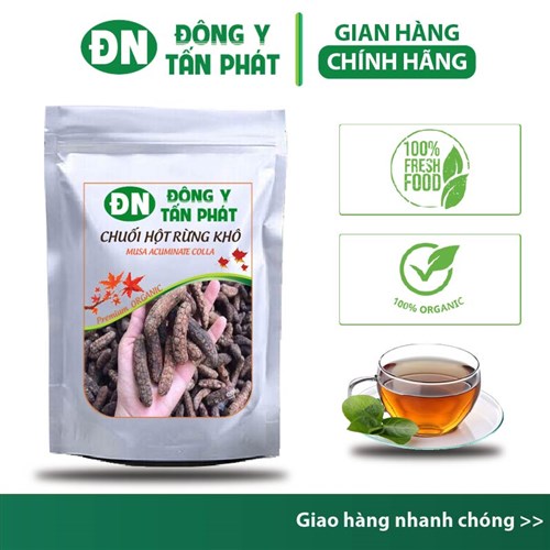 Chuối hột rừng khô Đông Y Tấn Phát - gian hàng chính hãng, cam kết chất lượng
