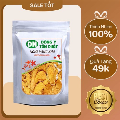 Nghệ vàng khô nguyên liệu Đông Y Tấn Phát