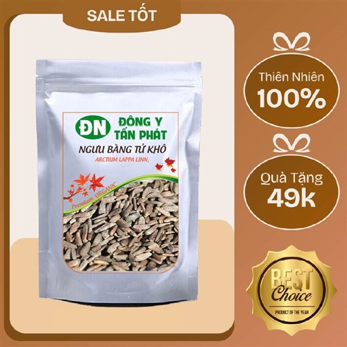 Ngưu bàng tử khô nguyên liệu Đông Y Tấn Phát