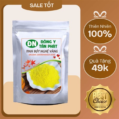 Tinh bột nghệ vàng 500g 1kg Đông Y Tấn Phát
