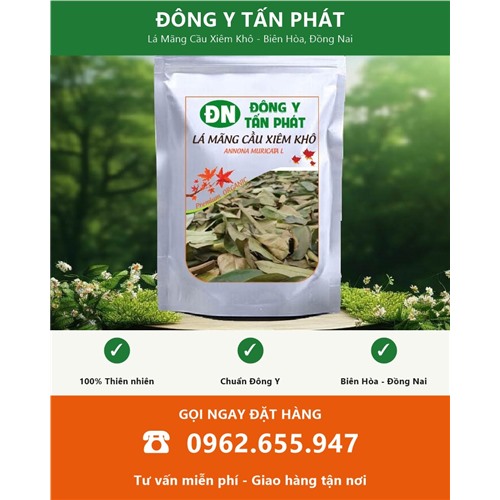 Đặt mua lá mãng cầu xiêm khô tại Biên Hòa Đồng Nai