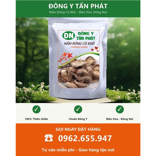 Đặt mua nấm đông cô khô tại Biên Hòa Đồng Nai