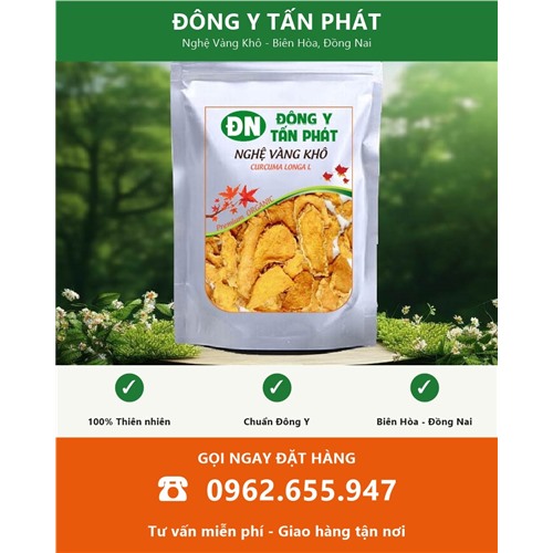 Đặt mua nghệ vàng khô tại Biên Hòa Đồng Nai