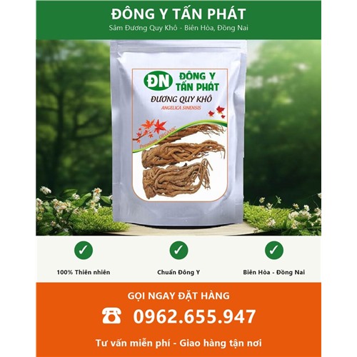 Đặt mua sâm đương quy khô tại Biên Hòa Đồng Nai