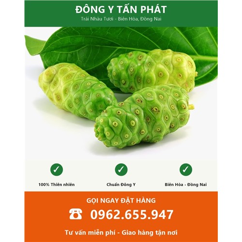 Đặt mua trái nhàu tươi tại Biên Hòa Đồng Nai