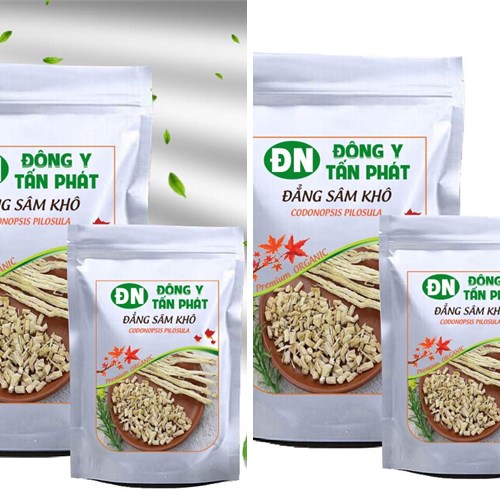 Đẳng sâm khô đóng túi kín tại Biên Hòa Đồng Nai