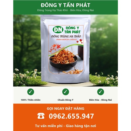 Đặt mua đông trùng hạ thảo khô tại Biên Hòa Đồng Nai