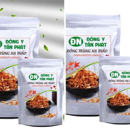 Đông trùng hạ thảo khô đóng túi kín tại Biên Hòa Đồng Nai