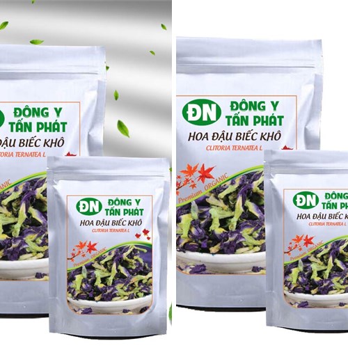 Hoa đậu biếc khô đóng túi kín tại Biên Hòa Đồng Nai