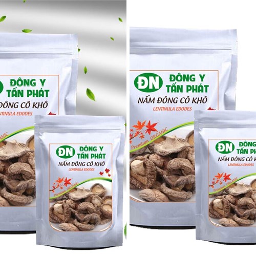 Nấm đông cô khô đóng túi kín tại Biên Hòa Đồng Nai