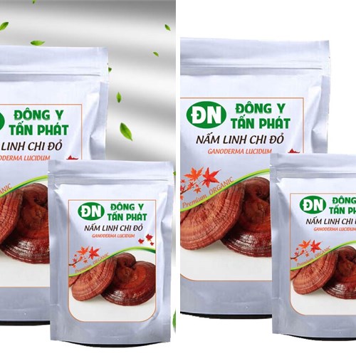 Nấm linh chi đỏ đóng túi kín tại Biên Hòa Đồng Nai