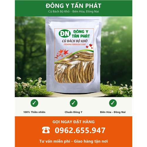 Đặt mua củ bách bộ khô tại Biên Hòa Đồng Nai