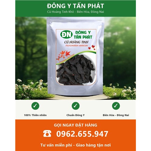 Đặt mua củ hoàng tinh khô tại Biên Hòa Đồng Nai