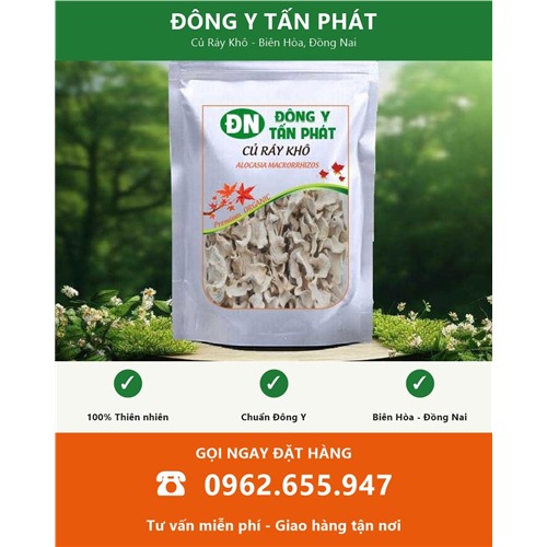 Đặt mua củ ráy khô tại Biên Hòa Đồng Nai