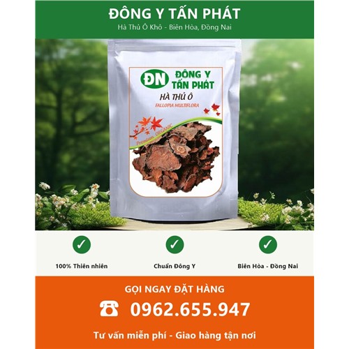 Đặt mua hà thủ ô khô tại Biên Hòa Đồng Nai