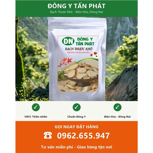 Đặt mua bạch thược khô giao hàng toàn quốc từ Biên Hòa Đồng Nai