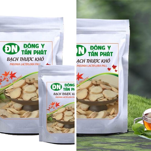 Bạch thược khô đóng gói tại Biên Hòa Đồng Nai