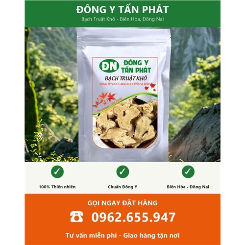 Đặt mua bạch truật khô giao hàng toàn quốc từ Biên Hòa Đồng Nai