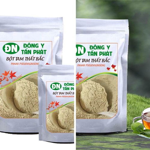 Bột tam thất Bắc đóng gói tại Biên Hòa Đồng Nai