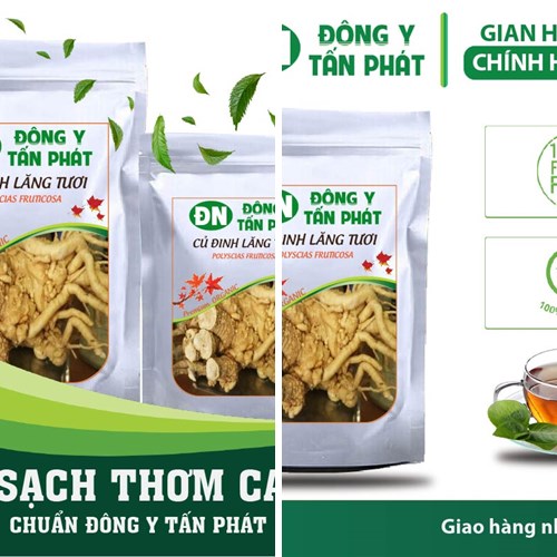 Củ đinh lăng tươi đóng gói tại Biên Hòa Đồng Nai