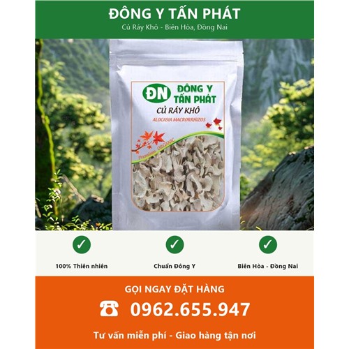 Đặt mua củ ráy khô giao hàng toàn quốc từ Biên Hòa Đồng Nai
