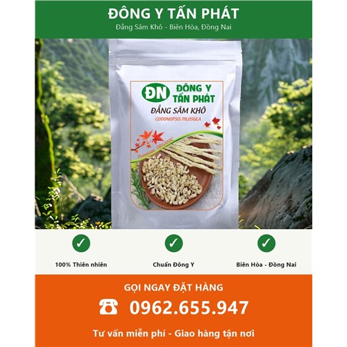 Đặt mua đẳng sâm khô giao hàng toàn quốc từ Biên Hòa Đồng Nai