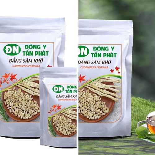 Đẳng sâm khô đóng gói tại Biên Hòa Đồng Nai