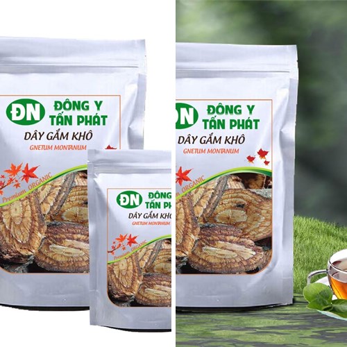 Dây gắm khô dạng lát đóng gói tại Biên Hòa Đồng Nai