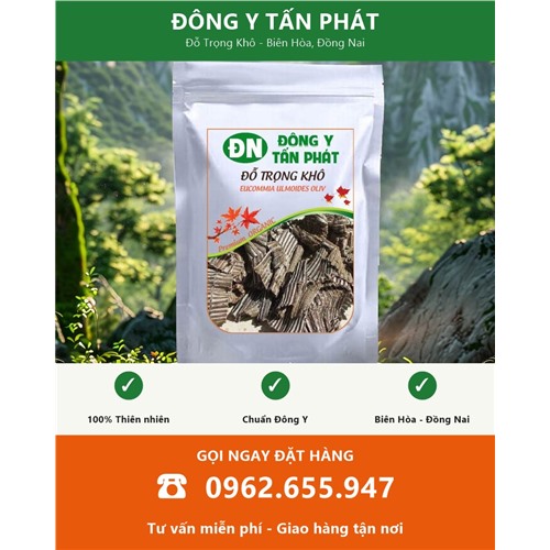 Đặt mua đỗ trọng khô giao hàng toàn quốc từ Biên Hòa Đồng Nai