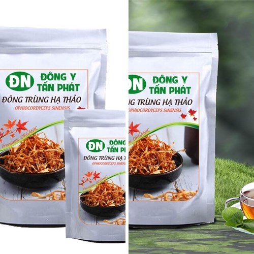 Đông trùng hạ thảo khô đóng gói tại Biên Hòa Đồng Nai