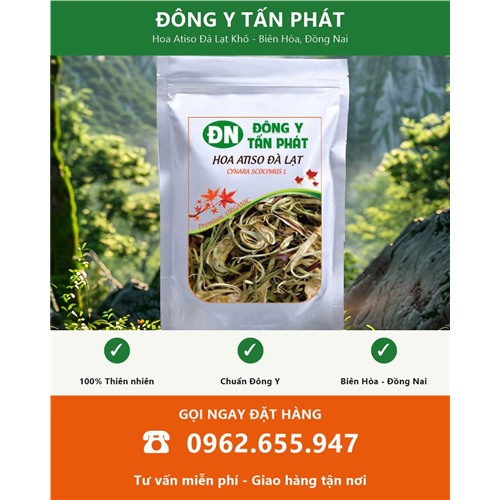 Đặt mua hoa atiso Đà Lạt khô giao hàng toàn quốc từ Biên Hòa Đồng Nai