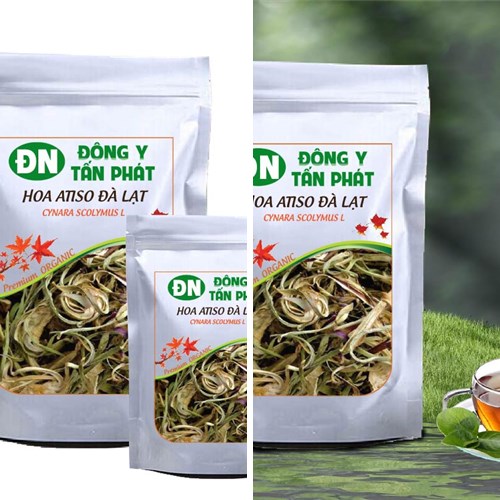 Hoa atiso Đà Lạt khô đóng gói tại Biên Hòa Đồng Nai