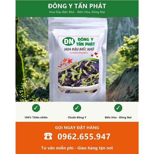 Đặt mua hoa đậu biếc khô giao hàng toàn quốc từ Biên Hòa Đồng Nai