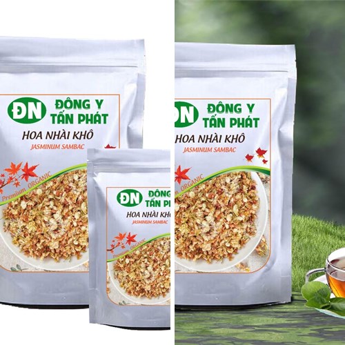 Hoa nhài khô đóng gói tại Biên Hòa Đồng Nai