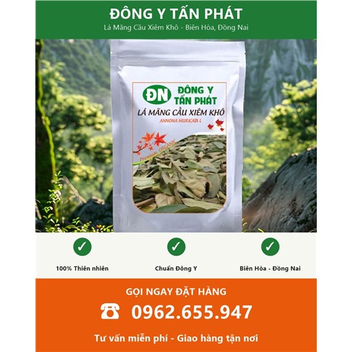 Đặt mua lá mãng cầu xiêm khô giao hàng toàn quốc từ Biên Hòa Đồng Nai