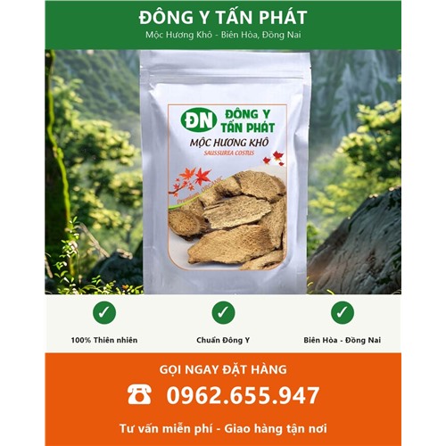 Đặt mua mộc hương khô giao hàng toàn quốc từ Biên Hòa Đồng Nai