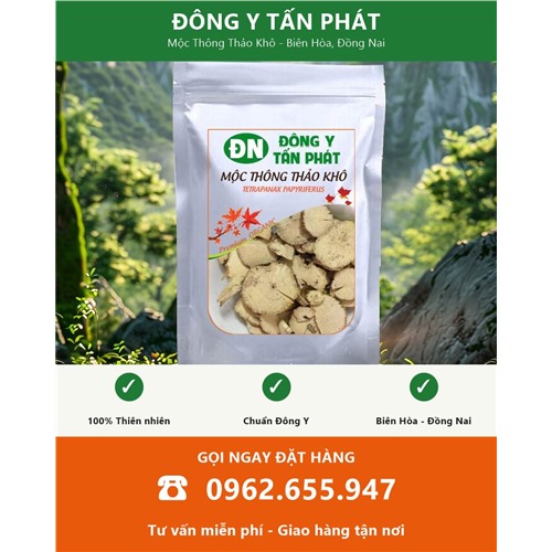 Đặt mua mộc thông thảo khô giao hàng toàn quốc từ Biên Hòa Đồng Nai