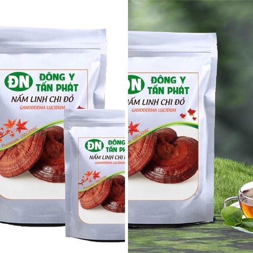 Nấm linh chi đỏ đóng gói tại Biên Hòa Đồng Nai
