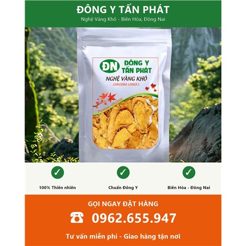 Đặt mua nghệ vàng khô giao hàng toàn quốc từ Biên Hòa Đồng Nai