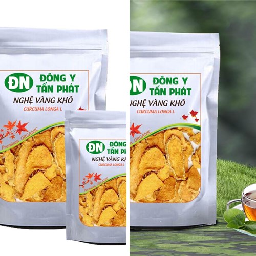 Nghệ vàng khô đóng gói tại Biên Hòa Đồng Nai