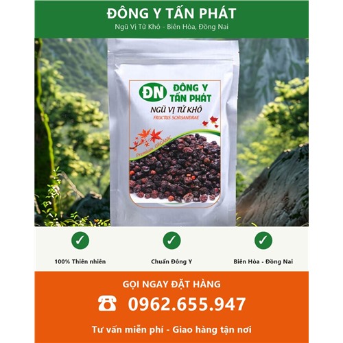 Đặt mua ngũ vị tử khô giao hàng toàn quốc từ Biên Hòa Đồng Nai