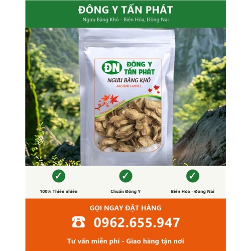 Đặt mua ngưu bàng khô giao hàng toàn quốc từ Biên Hòa Đồng Nai