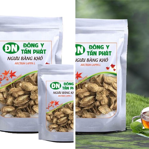 Ngưu bàng khô đóng gói tại Biên Hòa Đồng Nai