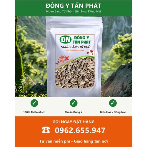 Đặt mua ngưu bàng tử khô giao hàng toàn quốc từ Biên Hòa Đồng Nai
