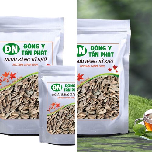 Ngưu bàng tử khô đóng gói tại Biên Hòa Đồng Nai