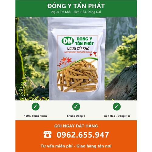 Đặt mua ngưu tất khô giao hàng toàn quốc từ Biên Hòa Đồng Nai